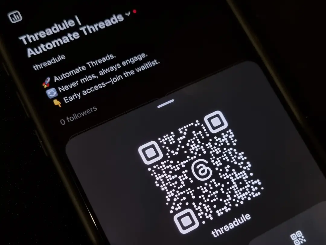 Threadule dashboard showing automated Threads post scheduling interface with content calendar and analytics